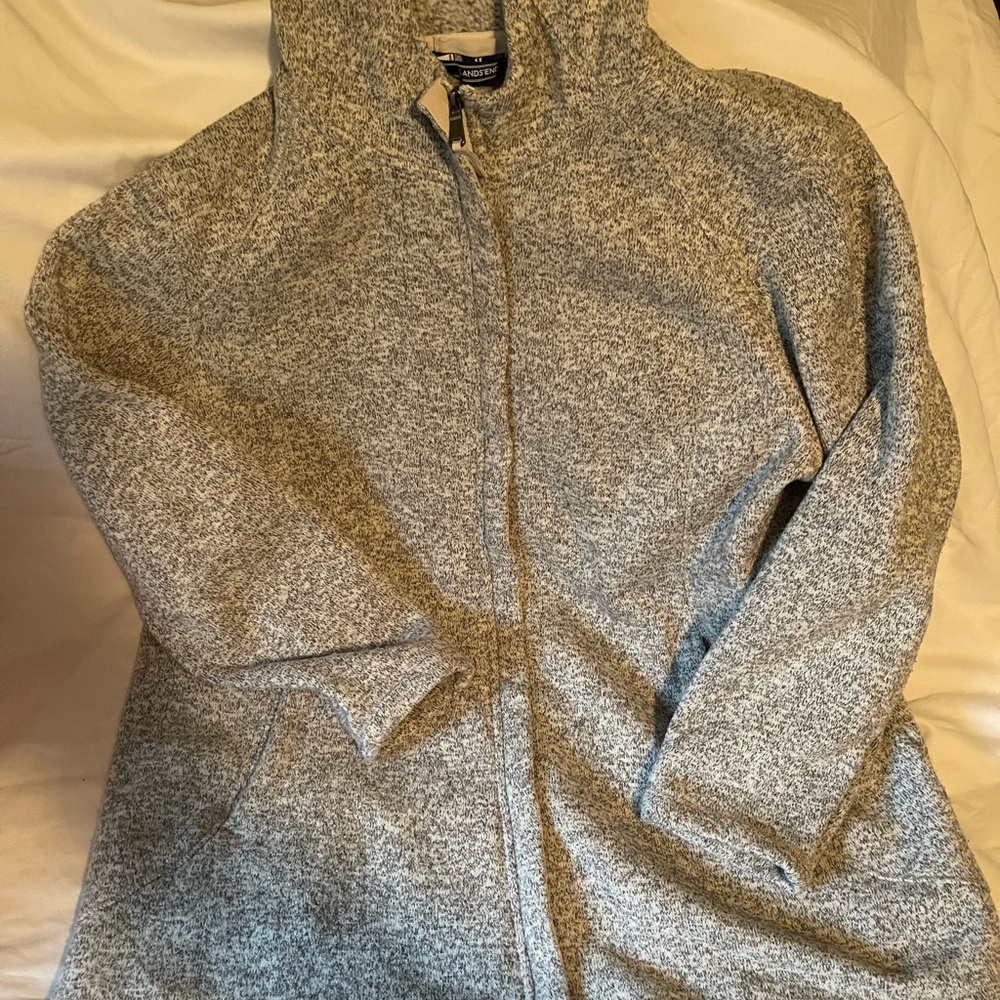 Women's Grey Hooded Jacket